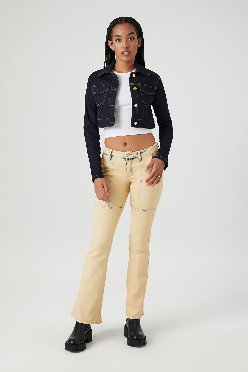Bleach Wash Flare Jeans | Forever 21 Womens