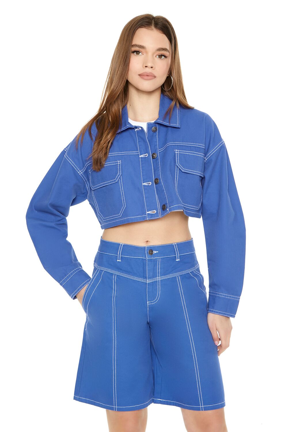 Bermuda Twill Shorts | Forever 21 Womens