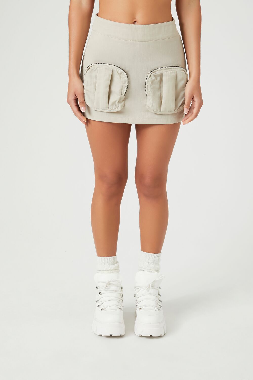 Cargo Utility Mini Skirt | Forever 21 Womens