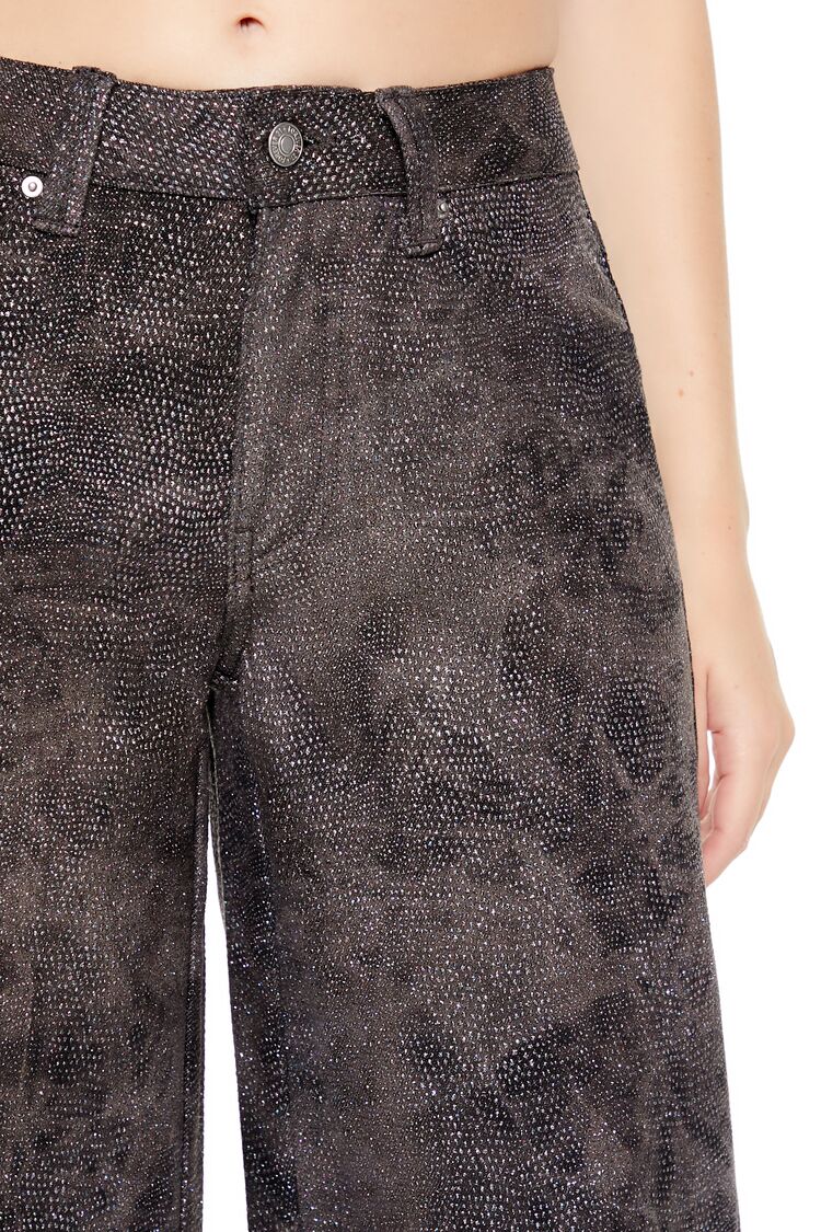 Rhinestone Mid-Rise Cargo Pants | Forever 21 Womens
