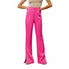 Safia Split Hem Satin Pants | Forever 21 Womens