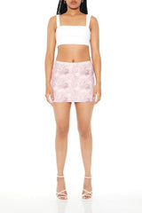 Fitted Abstract Print Mini Skirt | Forever 21 Womens