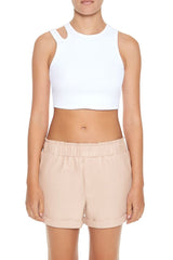 Faux Leather High-Waist Shorts | Forever 21 Womens