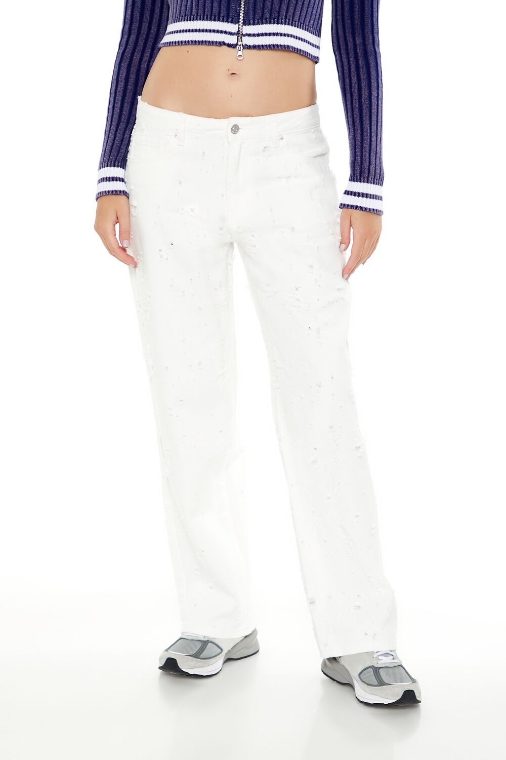Twill Mid-Rise Pants | Forever 21 Womens