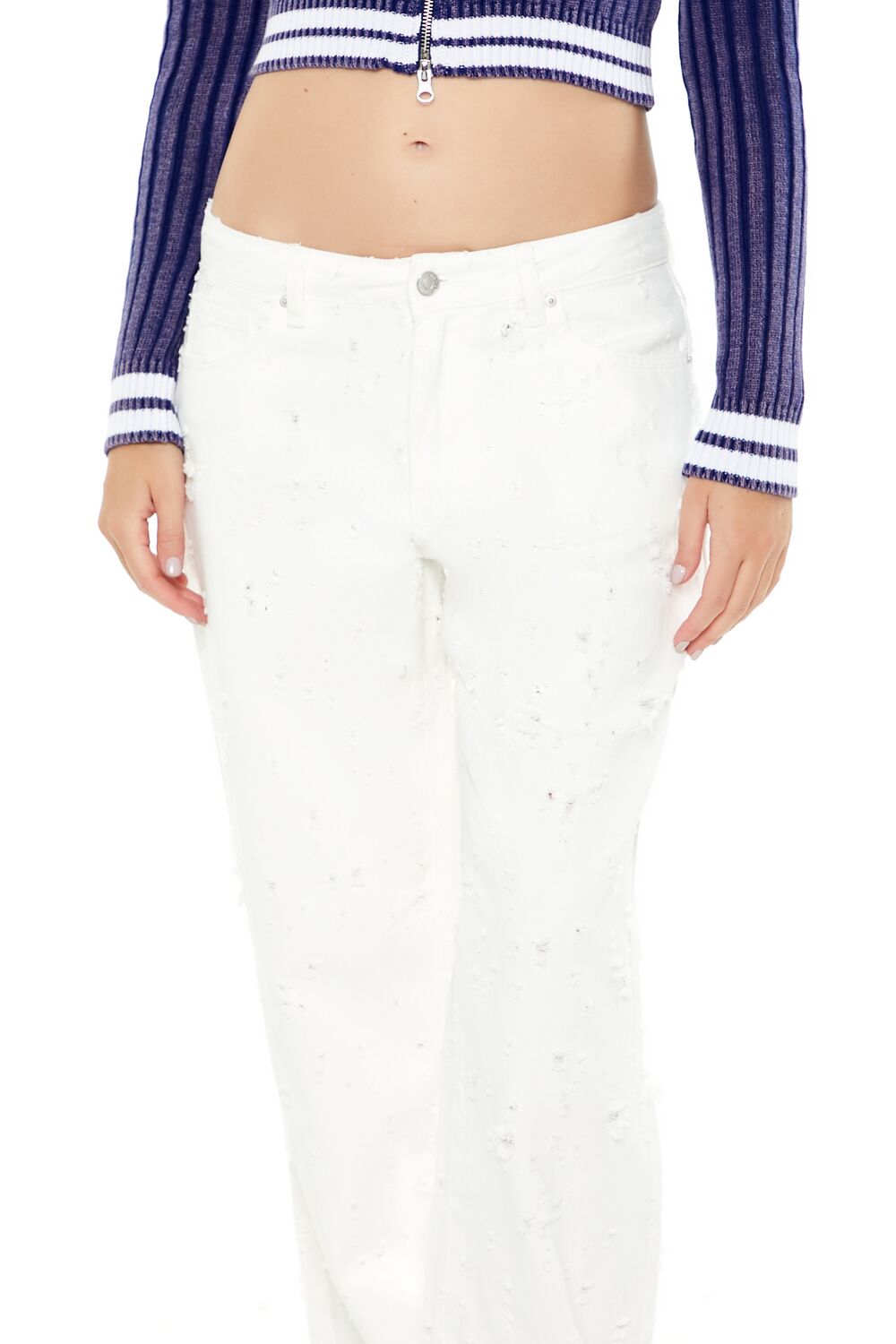 Twill Mid-Rise Pants | Forever 21 Womens