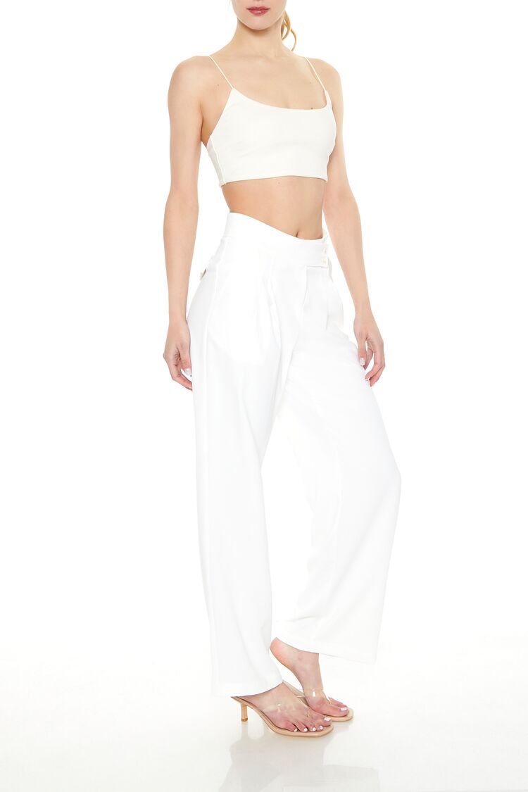 Mid-Rise Straight Pants | Forever 21 Womens