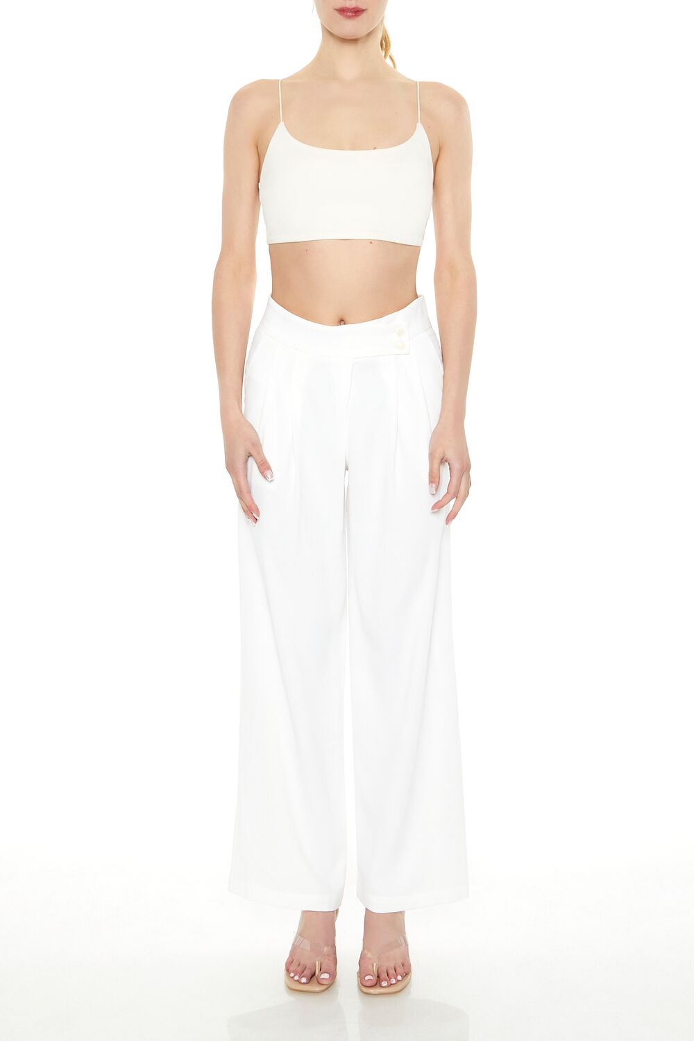 Mid-Rise Straight Pants | Forever 21 Womens