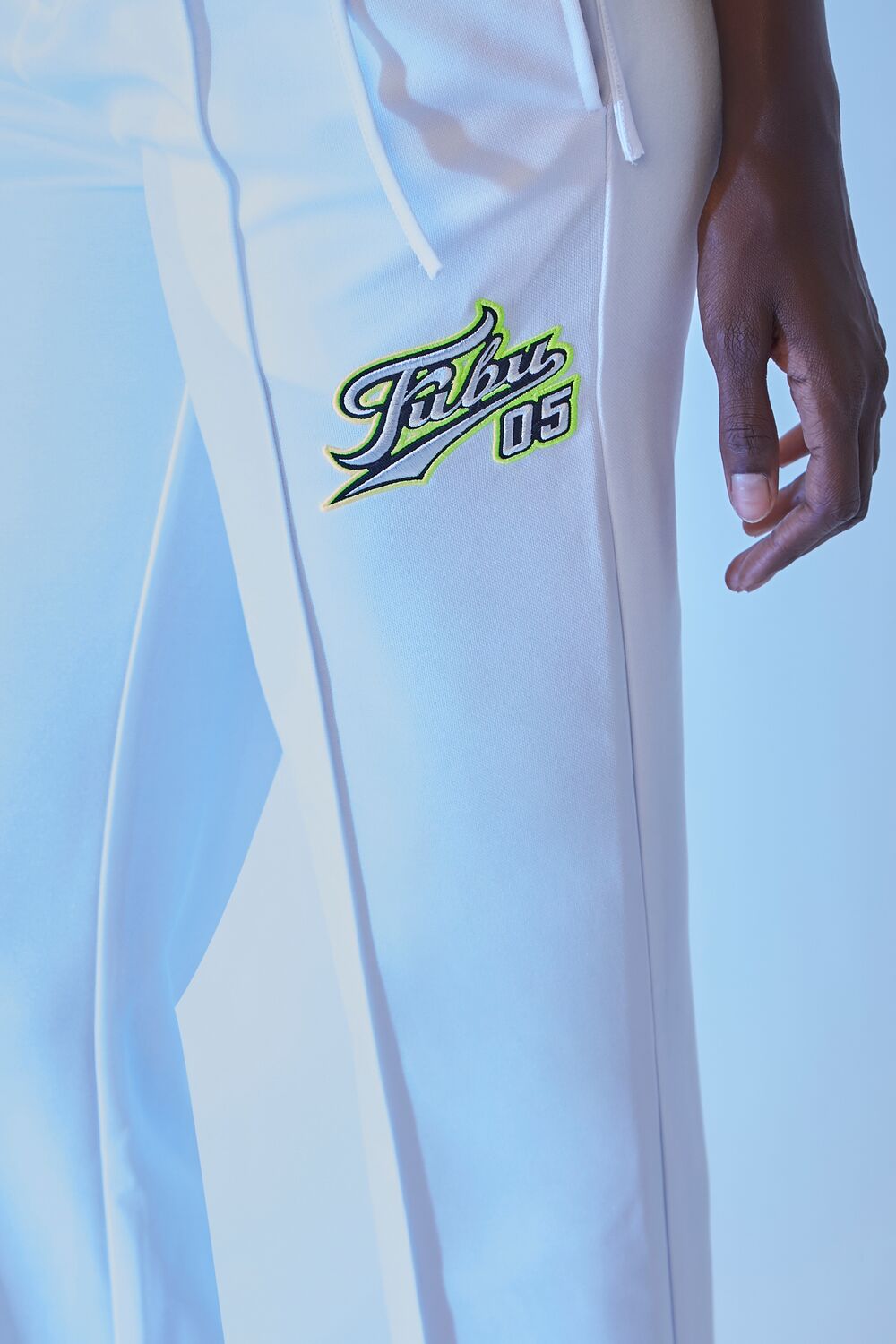 FUBU Embroidered Mesh Pants | Forever 21 Womens
