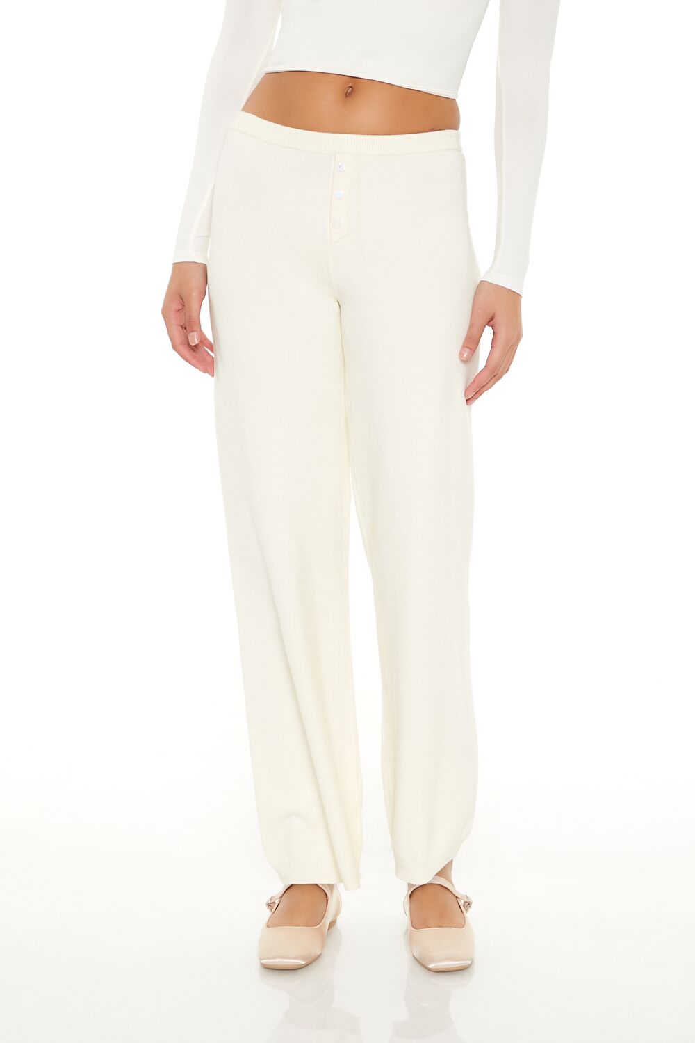 Sweater-Knit Straight-Leg Pants | Forever 21 Womens