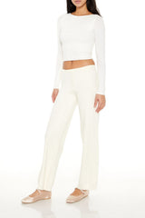Sweater-Knit Straight-Leg Pants | Forever 21 Womens