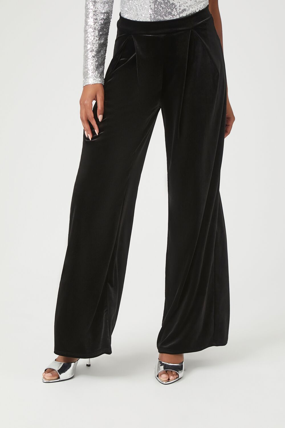 Velvet Wide-Leg Pants | Forever 21 Womens