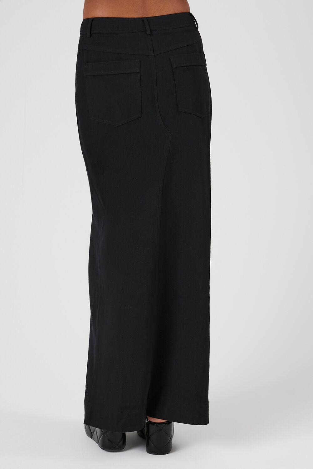 Twill Split-Hem Maxi Skirt | Forever 21 Womens
