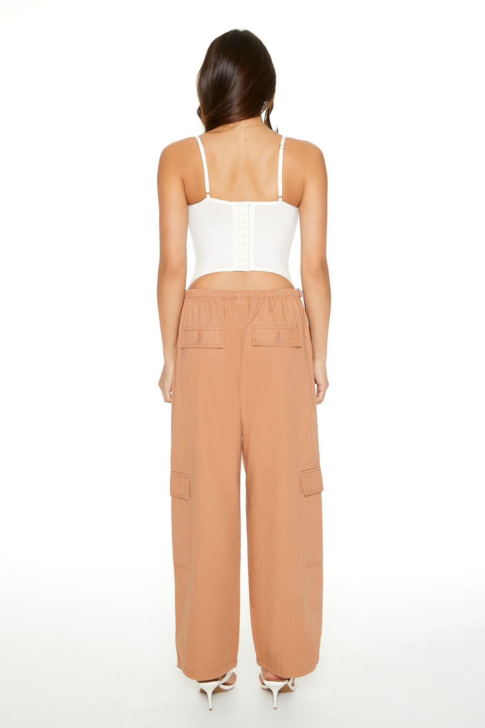 Twill Toggle Drawstring Cargo Pants | Forever 21 Womens