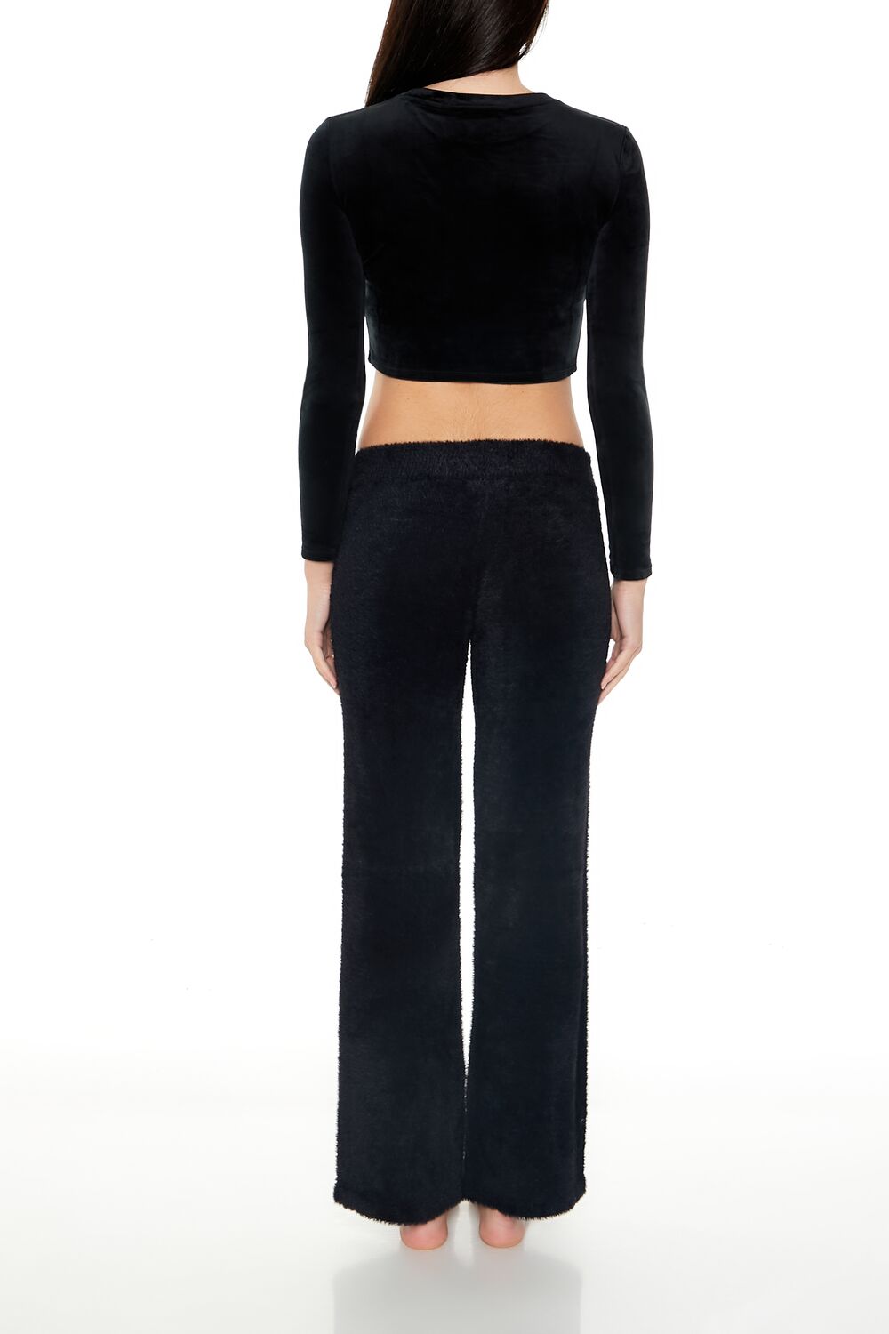 Fuzzy Knit Flare Pants | Forever 21 Womens