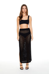 Sheer Crochet Maxi Skirt | Forever 21 Womens