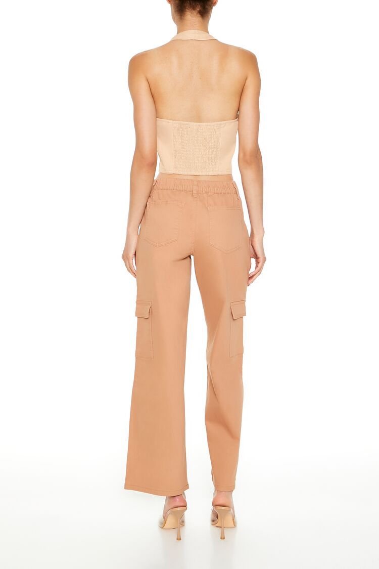 Twill Low-Rise Cargo Pants | Forever 21 Womens