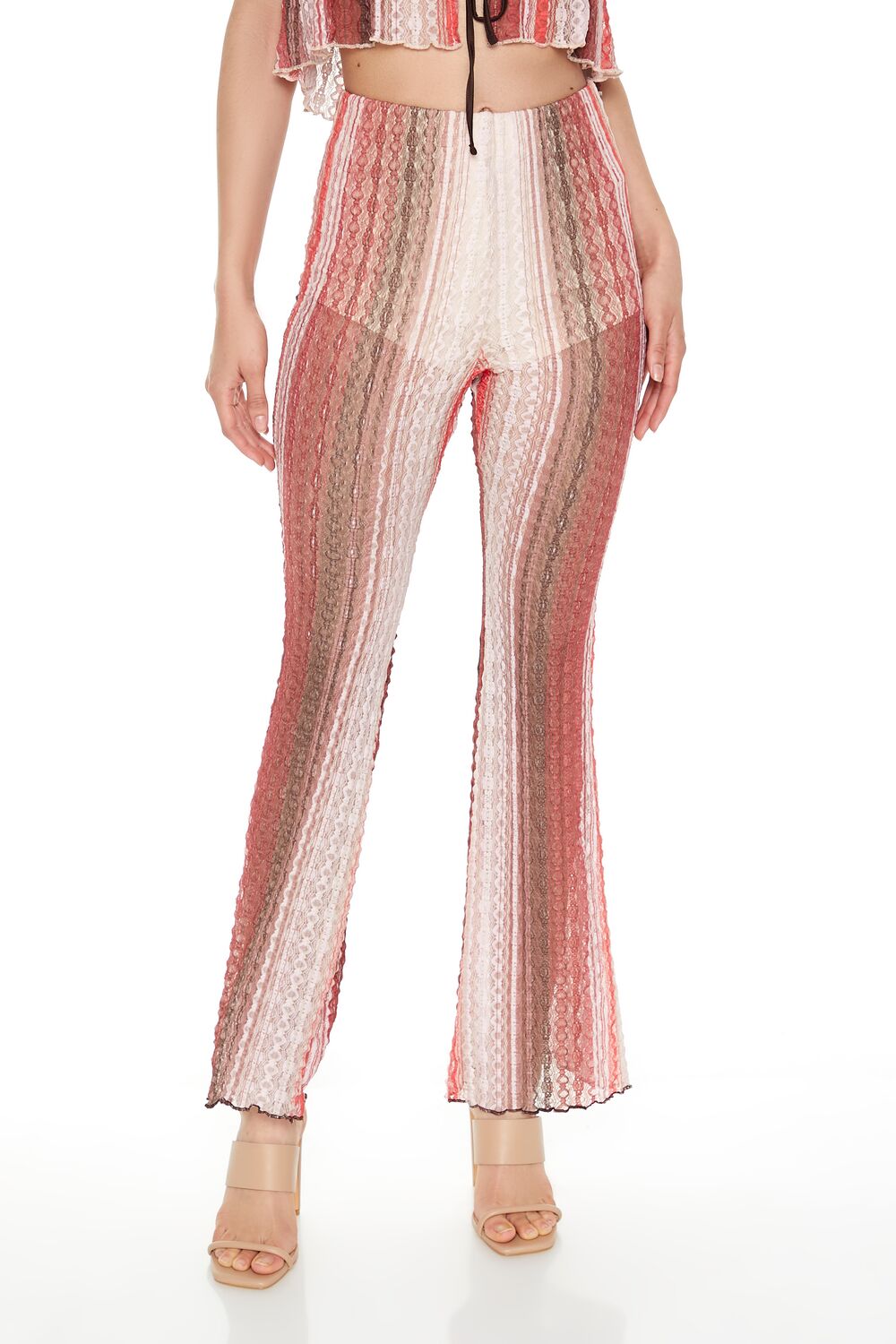 Striped Flare-Leg Pants | Forever 21 Womens