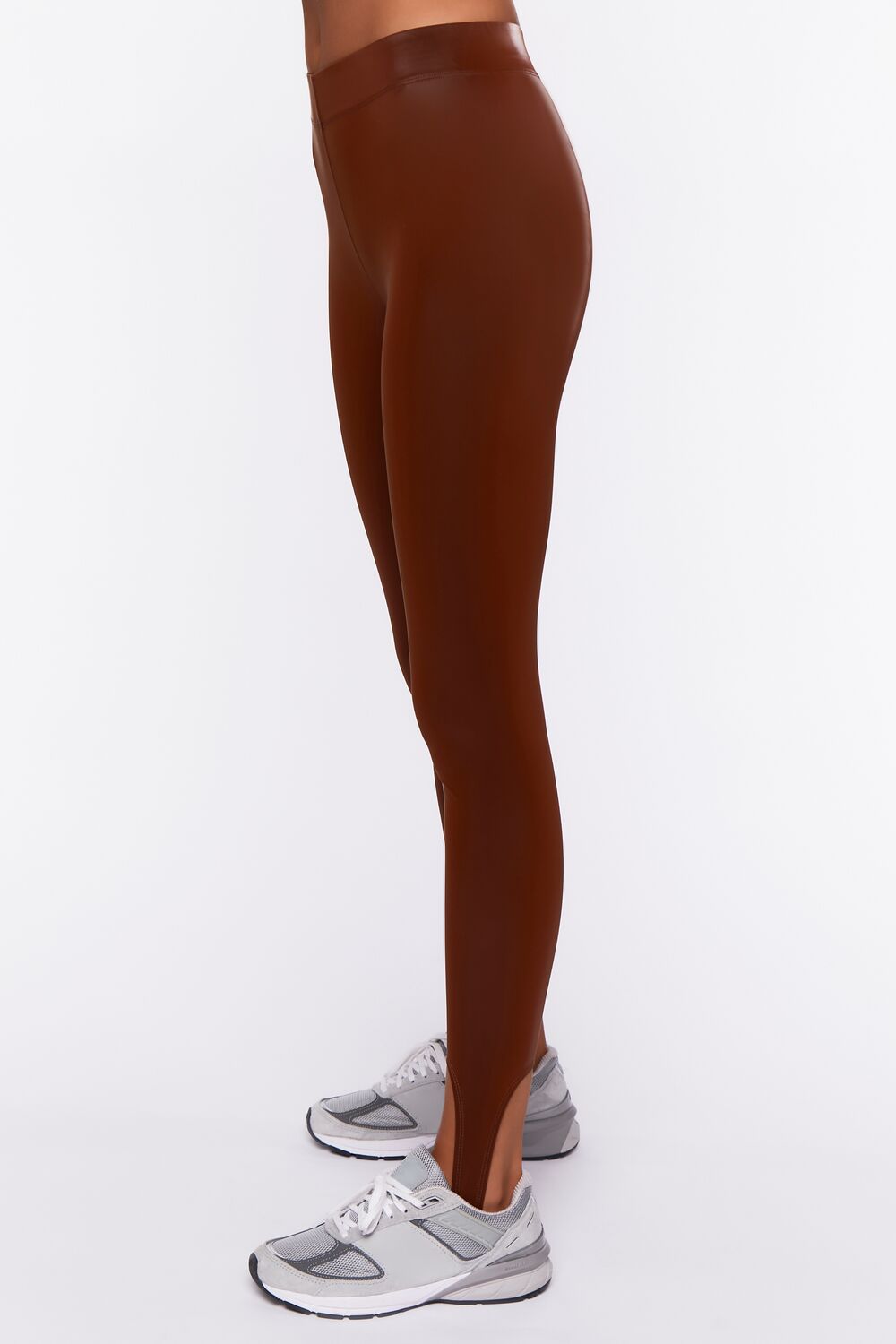 Faux Leather Stirrup Leggings | Forever 21 Womens