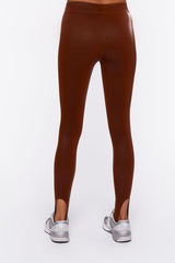 Faux Leather Stirrup Leggings | Forever 21 Womens