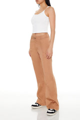 Straight-Leg Mid-Rise Pants | Forever 21 Womens