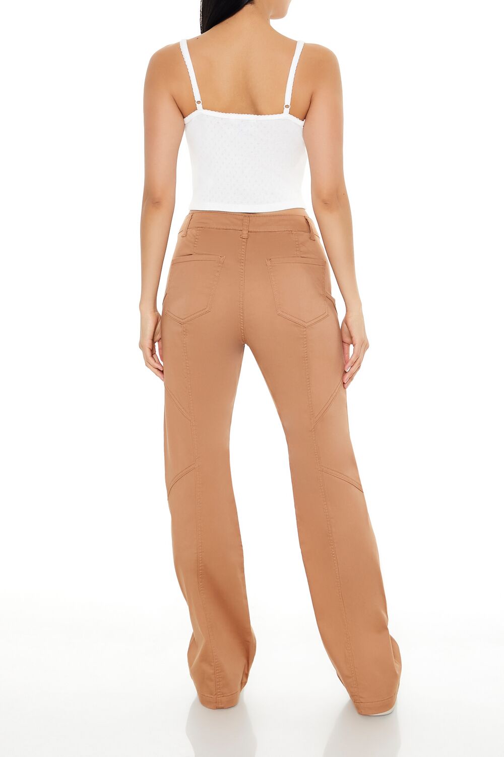 Straight-Leg Mid-Rise Pants | Forever 21 Womens