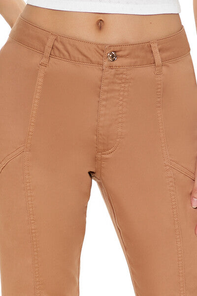 Straight-Leg Mid-Rise Pants | Forever 21 Womens