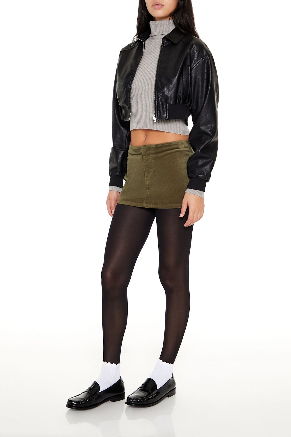 Velvet Mini Skirt | Forever 21 Womens