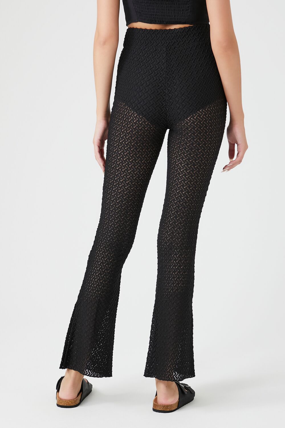 Crochet Flare Pants | Forever 21 Womens