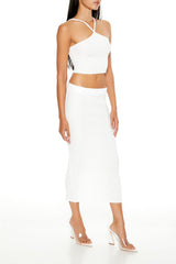 Sweater-Knit Ribbed Midi Skirt | Forever 21 Womens