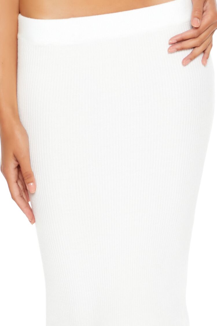 Sweater-Knit Ribbed Midi Skirt | Forever 21 Womens
