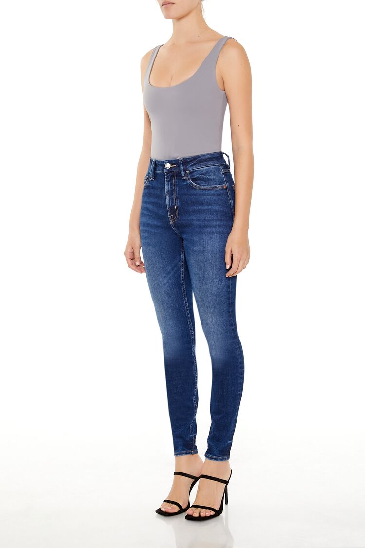 Curvy High-Rise Skinny Jeans | Forever 21 Womens