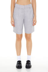 High-Rise Bermuda Trouser Shorts | Forever 21 Womens