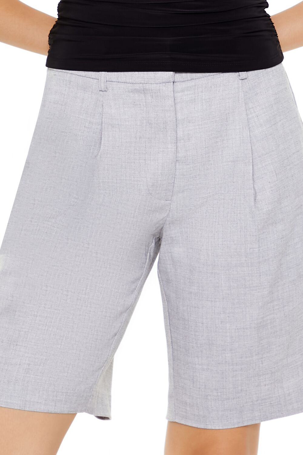 High-Rise Bermuda Trouser Shorts | Forever 21 Womens
