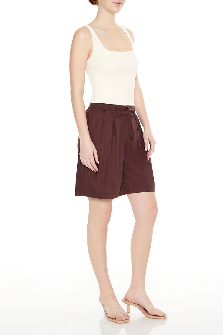 Drawstring Trouser Shorts | Forever 21 Womens