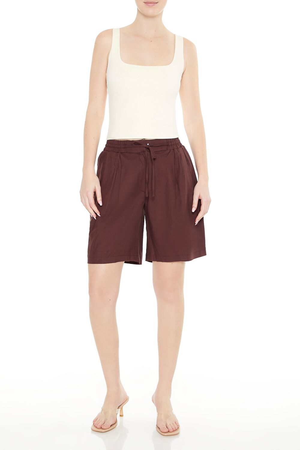 Drawstring Trouser Shorts | Forever 21 Womens