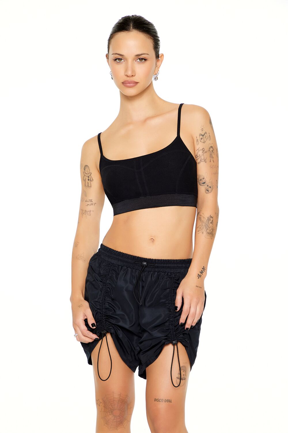 Ruched Toggle Drawstring Shorts | Forever 21 Womens