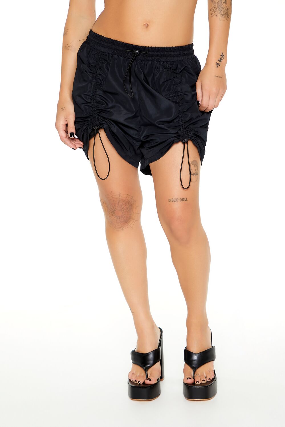 Ruched Toggle Drawstring Shorts | Forever 21 Womens