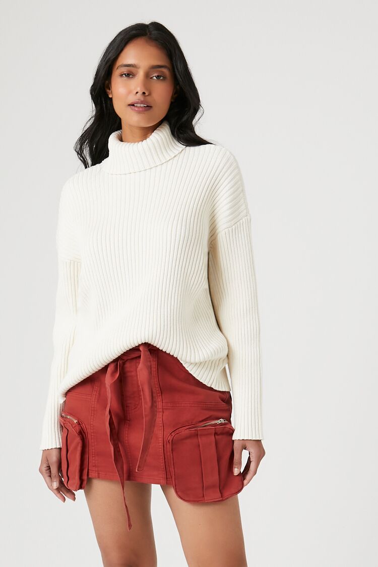 Twill Utility Cargo Mini Skirt | Forever 21 Womens