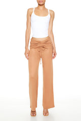 Ruched Drawstring Foldover Pants | Forever 21 Womens