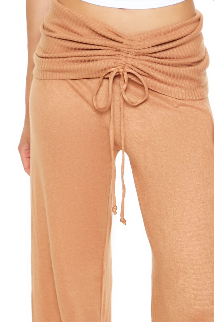 Ruched Drawstring Foldover Pants | Forever 21 Womens