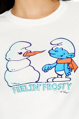 Smurf Feelin Frosty Baby Tee | Forever 21 Womens