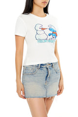Smurf Feelin Frosty Baby Tee | Forever 21 Womens