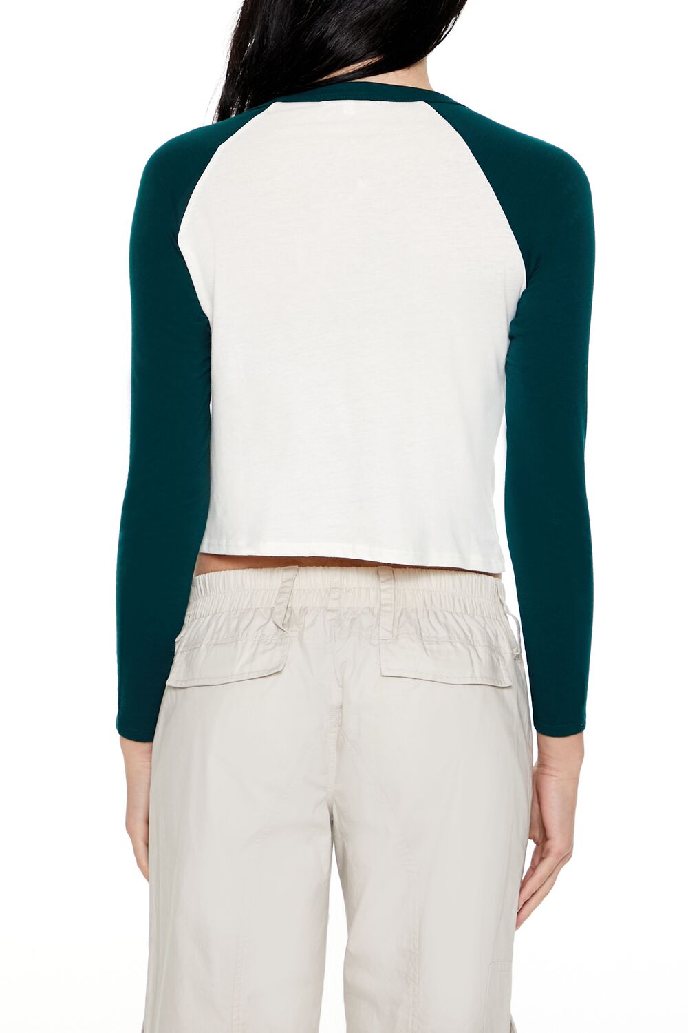 Los Angeles Cropped Raglan Tee | Forever 21 Womens