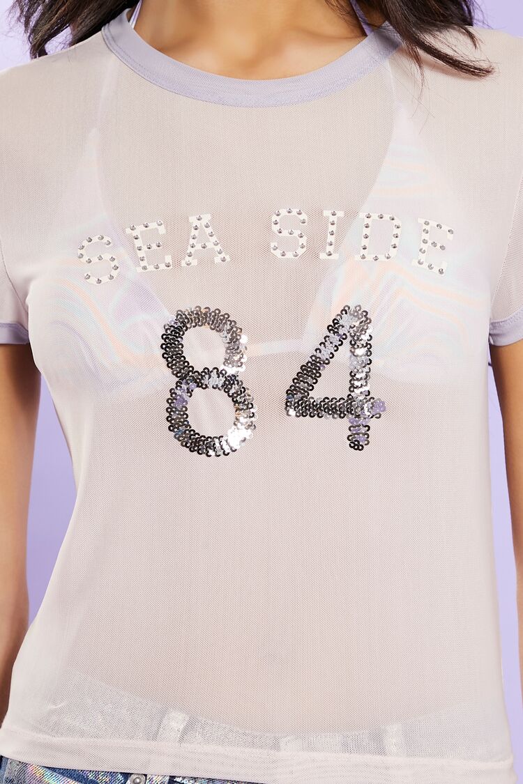 Sea Side Sequin Ringer Tee | Forever 21 Womens