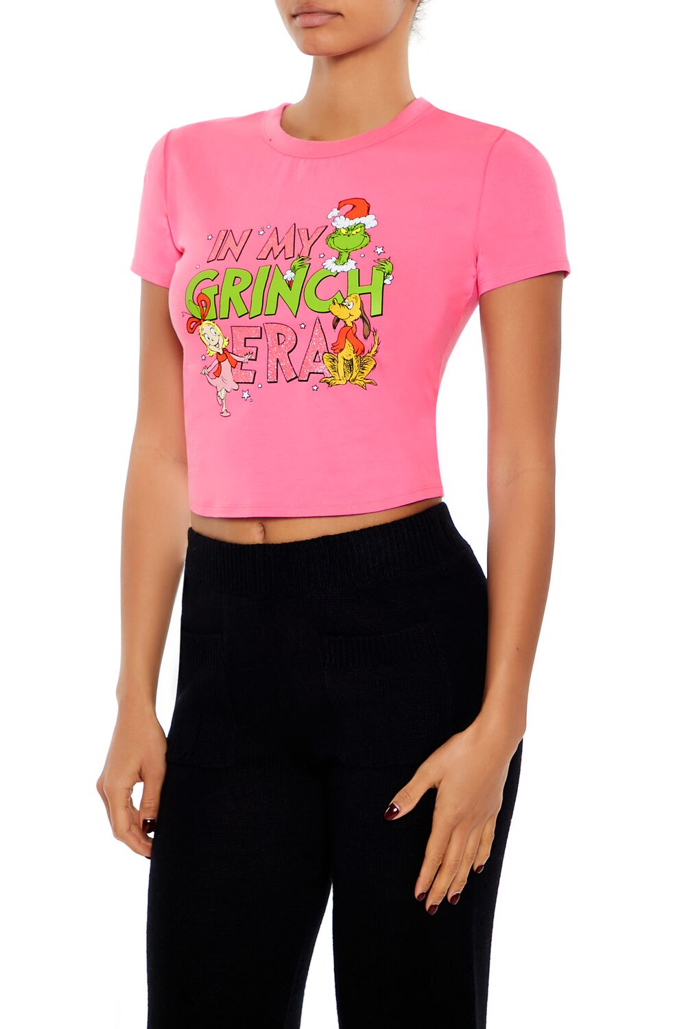 In My Grinch Era Baby Tee | Forever 21 Womens