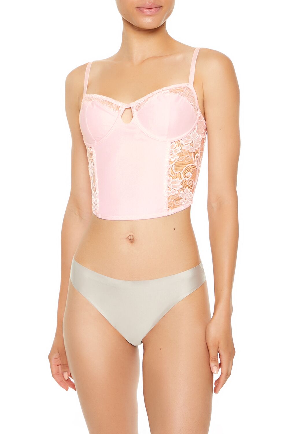 Sheer Lace Underwire Corset Bra | Forever 21 Womens