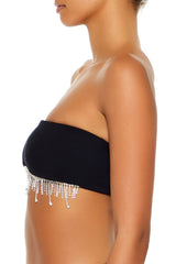 Seamless Rhinestone Fringe Bralette | Forever 21 Womens