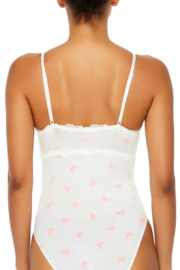 Ice Skate Print Lingerie Bodysuit | Forever 21 Womens