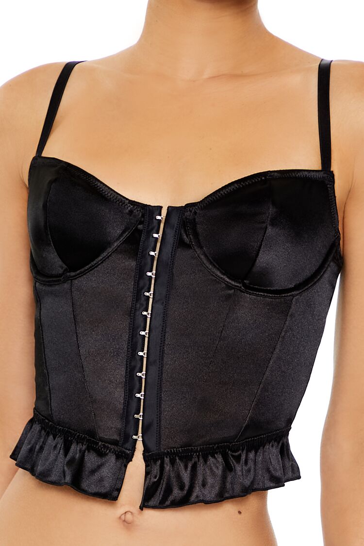 Satin Lingerie Corset Cami | Forever 21 Womens