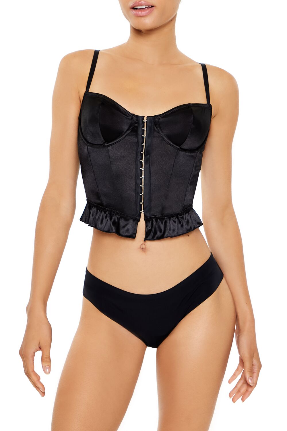 Satin Lingerie Corset Cami | Forever 21 Womens